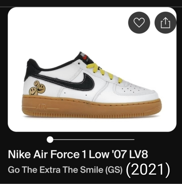 Nike Other - Nike Air Force 1 Low '07 LV8 Go The Extra Smile (2021) (GS) Boy 5Y Girl 6.5 EUC